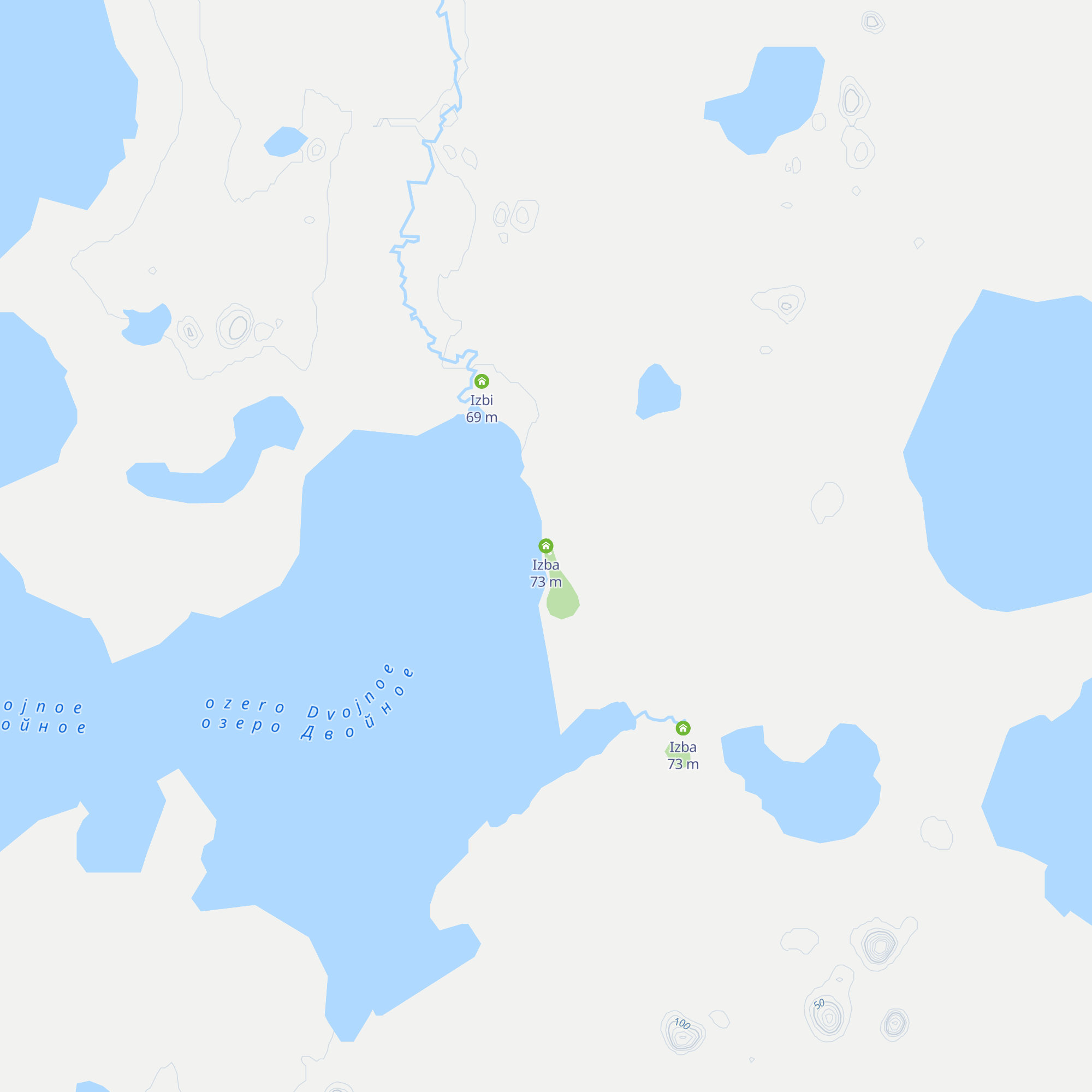 Izba map