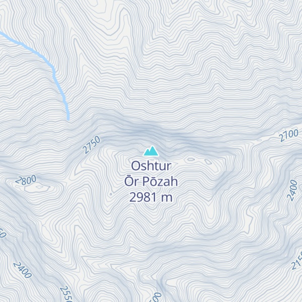 Map of Oshtur Ōr Pōzah