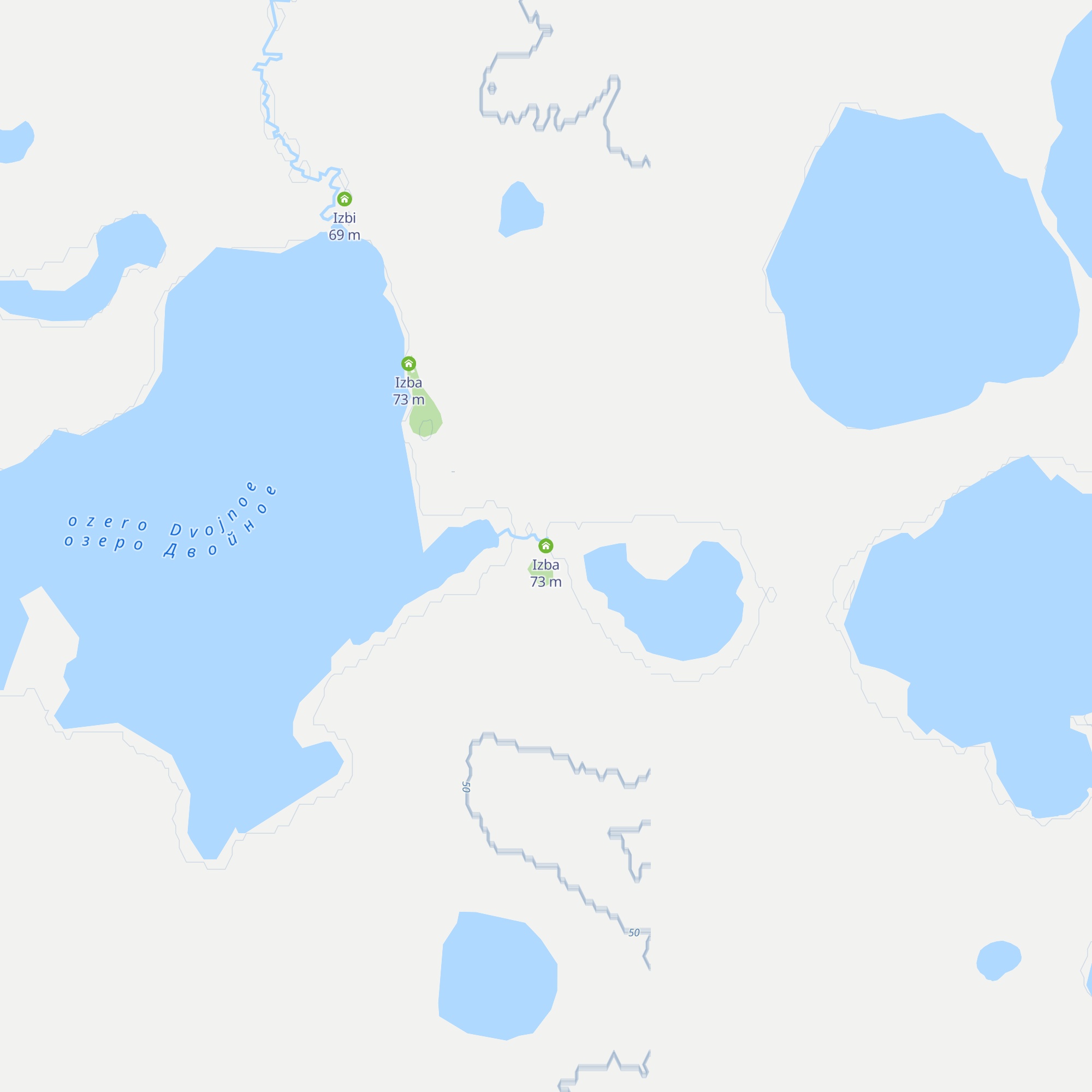 Izba map