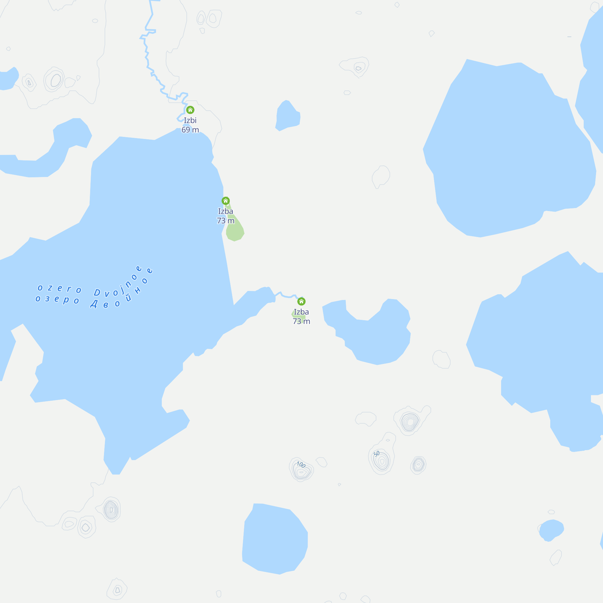 Izba map