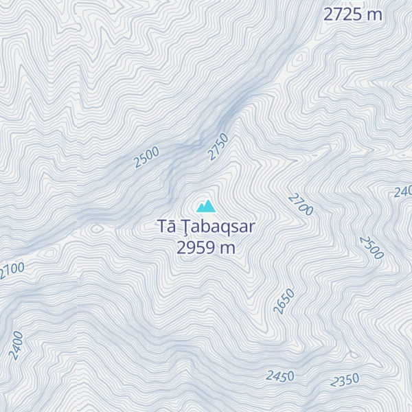 Map of Tā Ţabaqsar