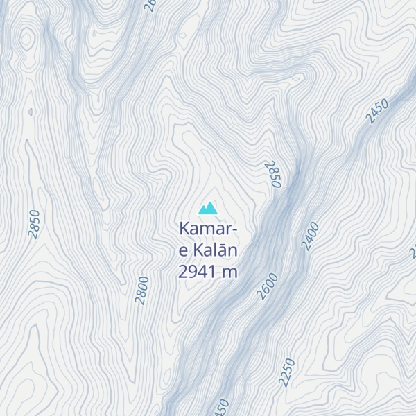 Map of Kamar-e Kalān