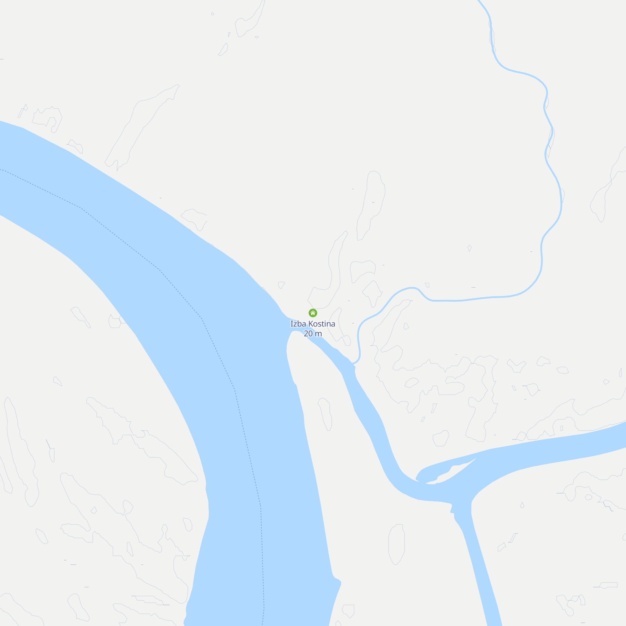Izba Kostina map