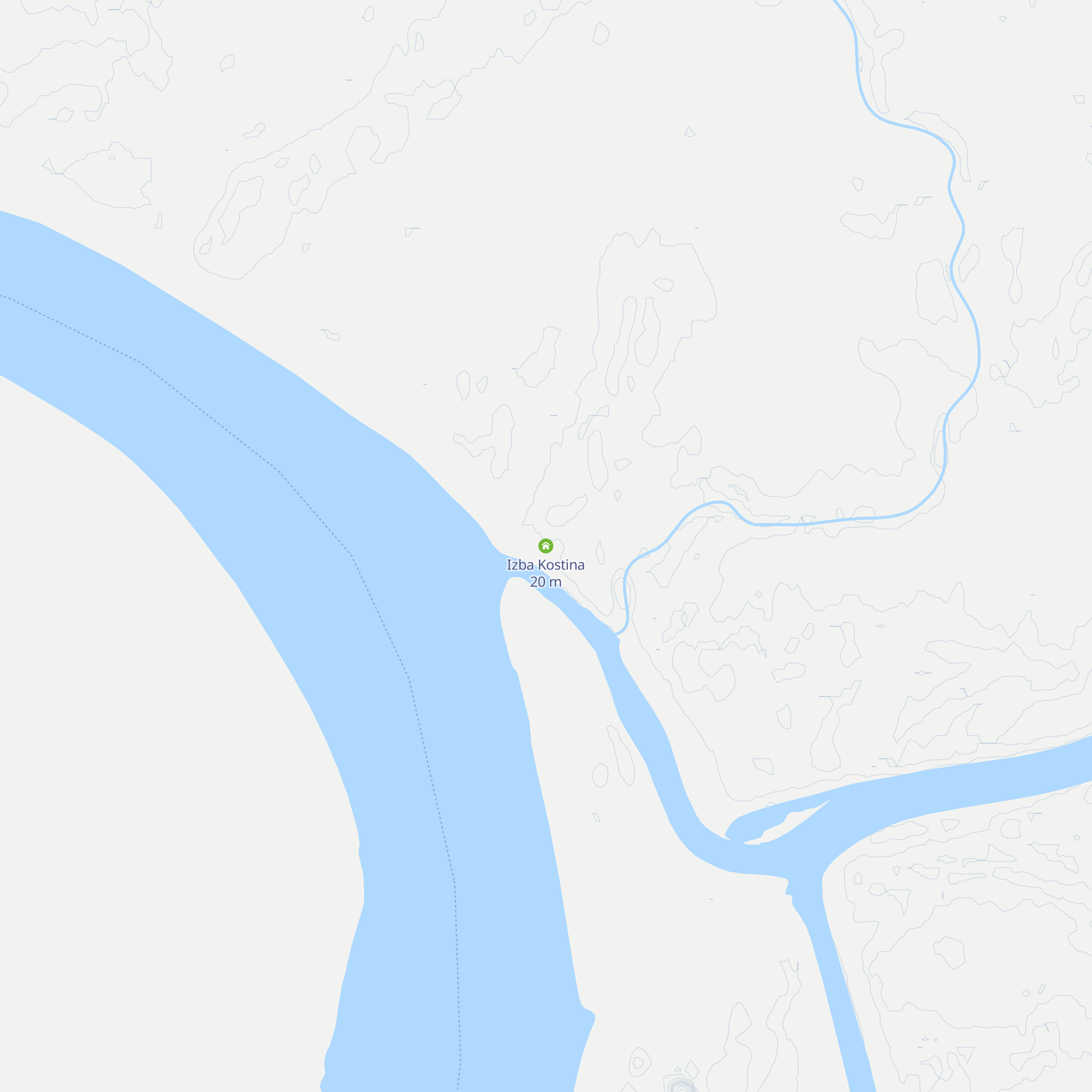 Izba Kostina map