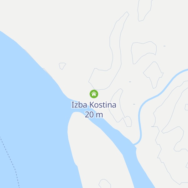 Map of Izba Kostina