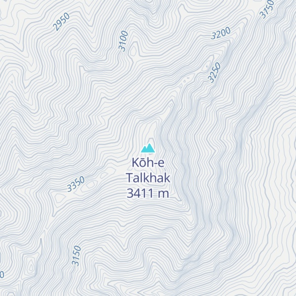 Map of Kōh-e Talkhak