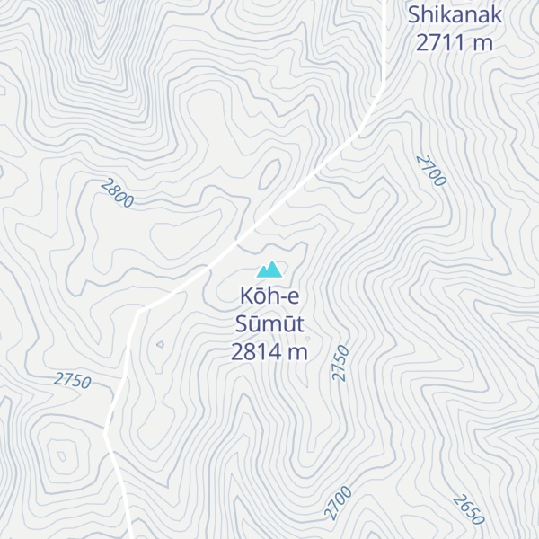 Map of Kōh-e Sūmūt