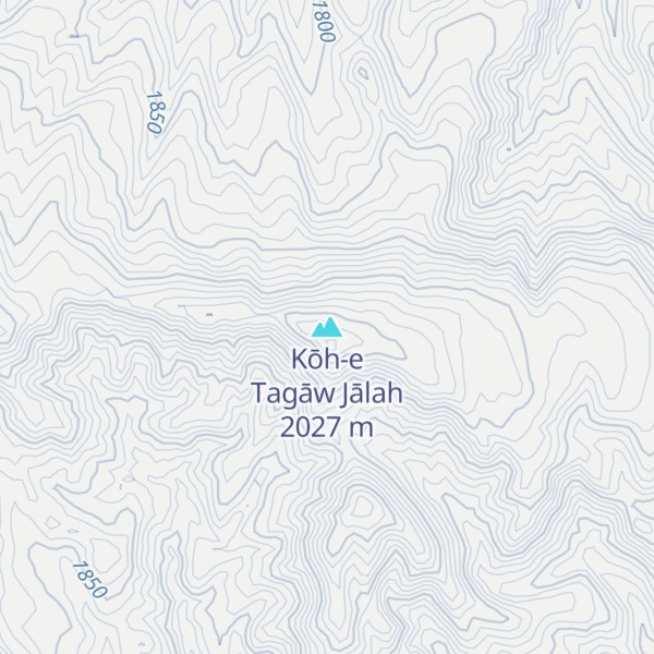 Map of Kōh-e Tagāw Jālah