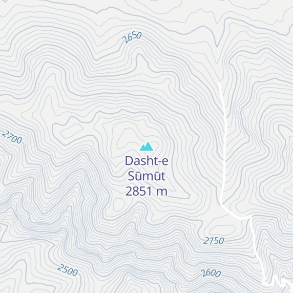 Map of Dasht-e Sūmūt