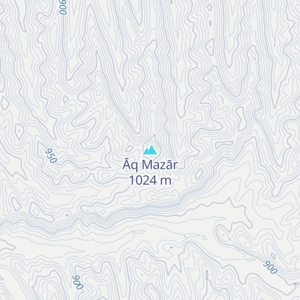 Map of Āq Mazār