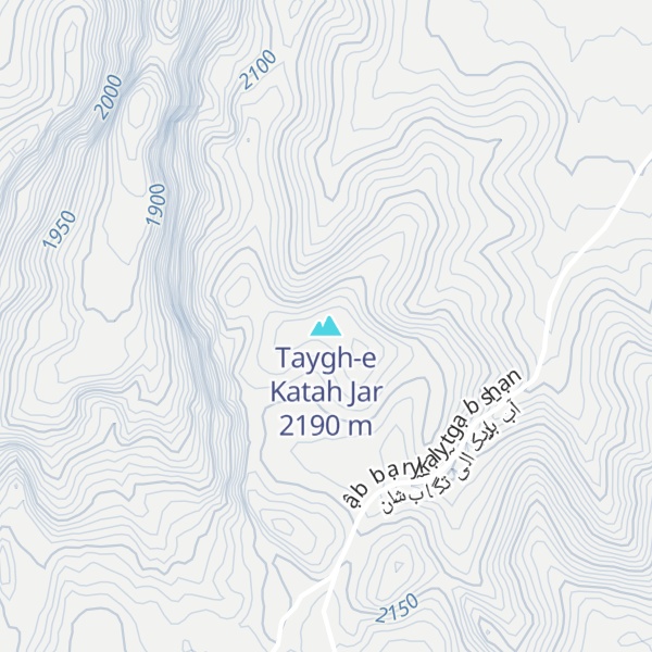 Map of Taygh-e Katah Jar