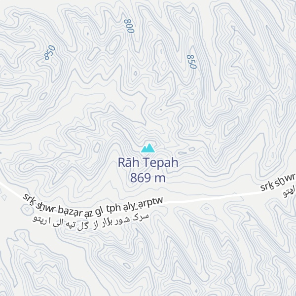 Map of Rāh Tepah
