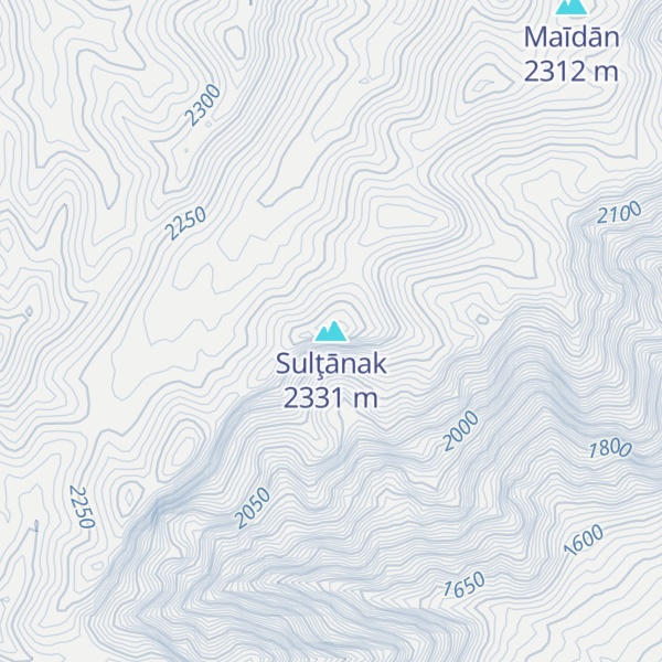 Map of Sulţānak