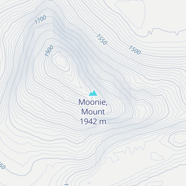 Map of Moonie, Mount