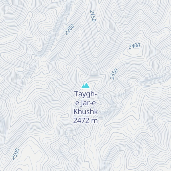 Map of Taygh-e Jar-e Khushk