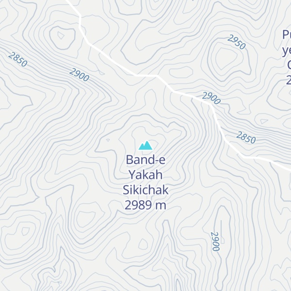 Map of Band-e Yakah Sikichak
