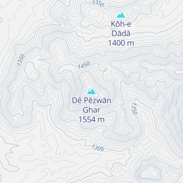 Map of Dê Pēzwān Ghar