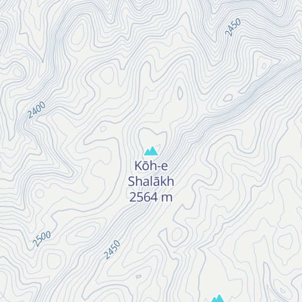 Map of Kōh-e Shalākh