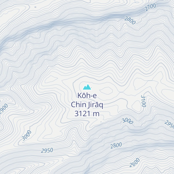 Map of Kōh-e Chin Jirāq