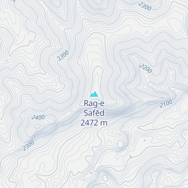 Map of Rag-e Safēd
