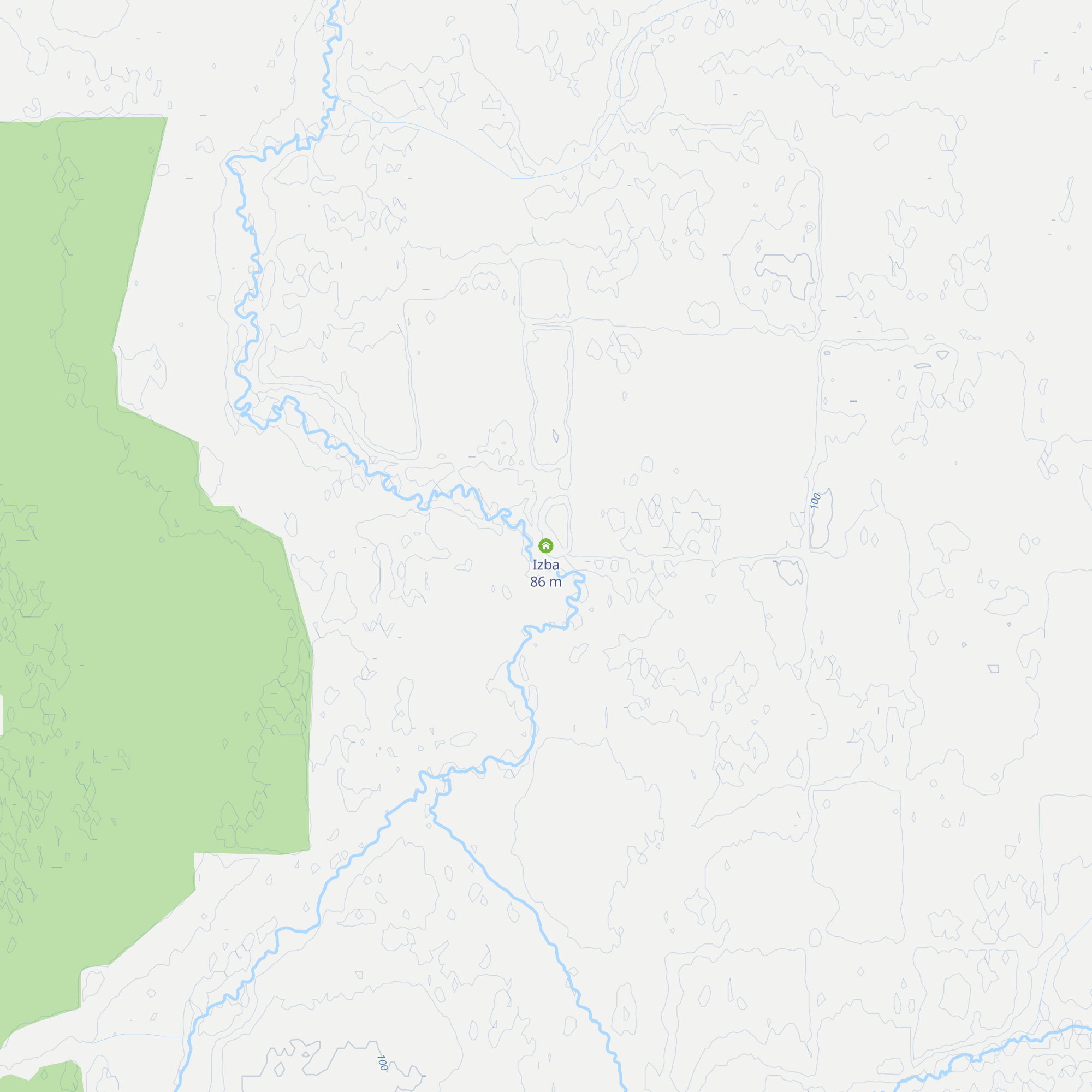 Izba map