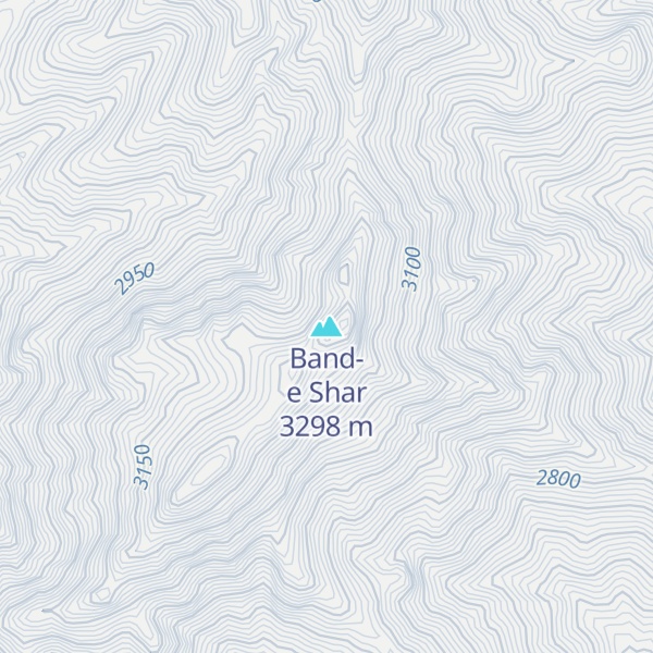 Map of Band-e Shar