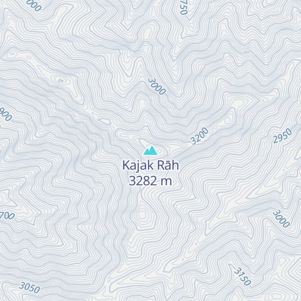 Map of Kajak Rāh