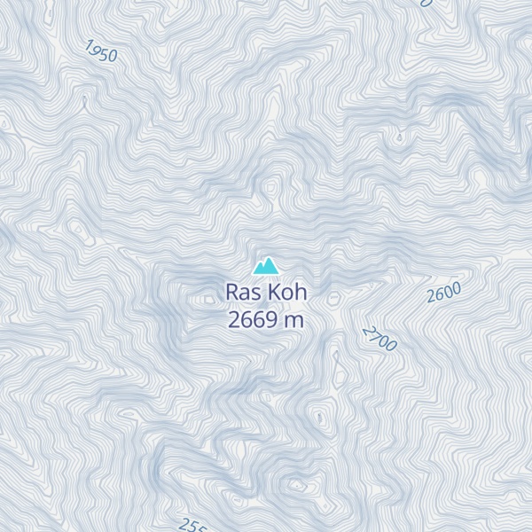 Map of Ras Koh