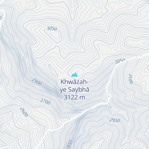 Map of Khwāzah-ye Saybhā