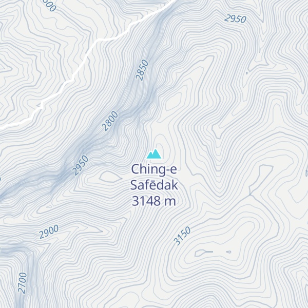Map of Ching-e Safēdak
