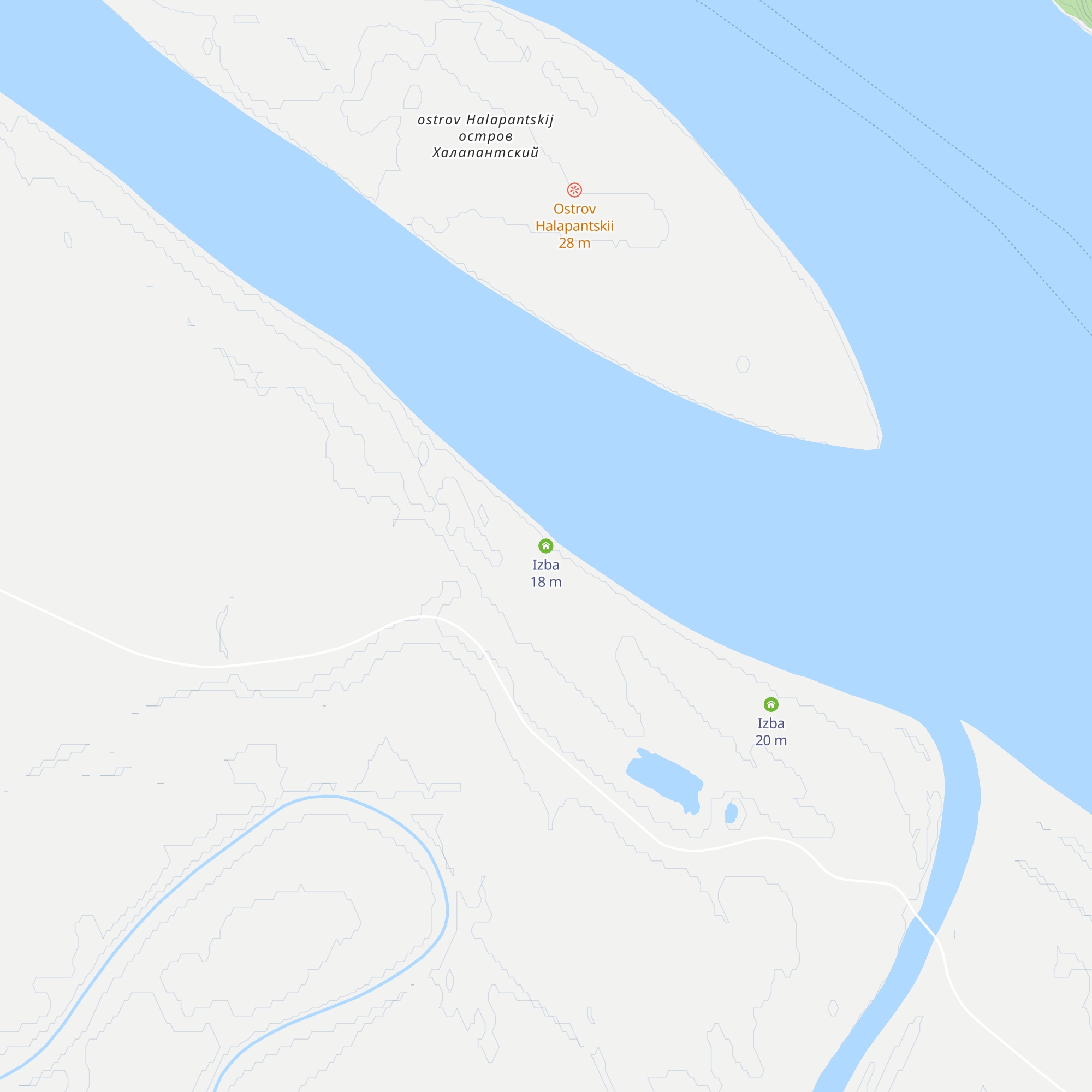 Izba map