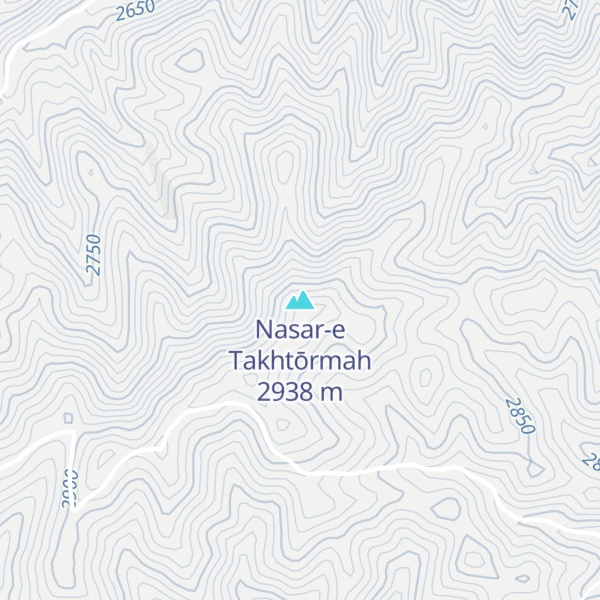 Map of Nasar-e Takhtōrmah