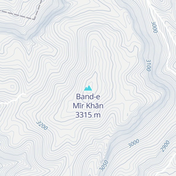 Map of Band-e Mīr Khān