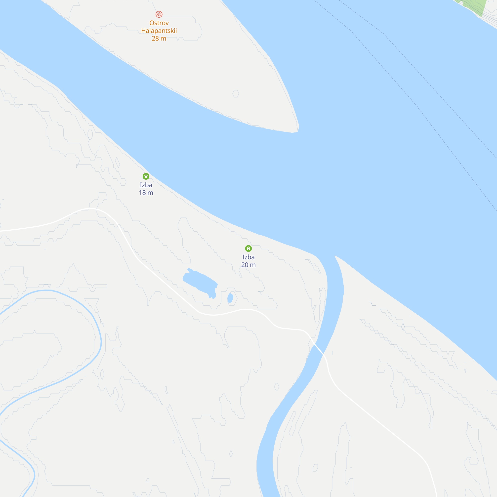 Izba map