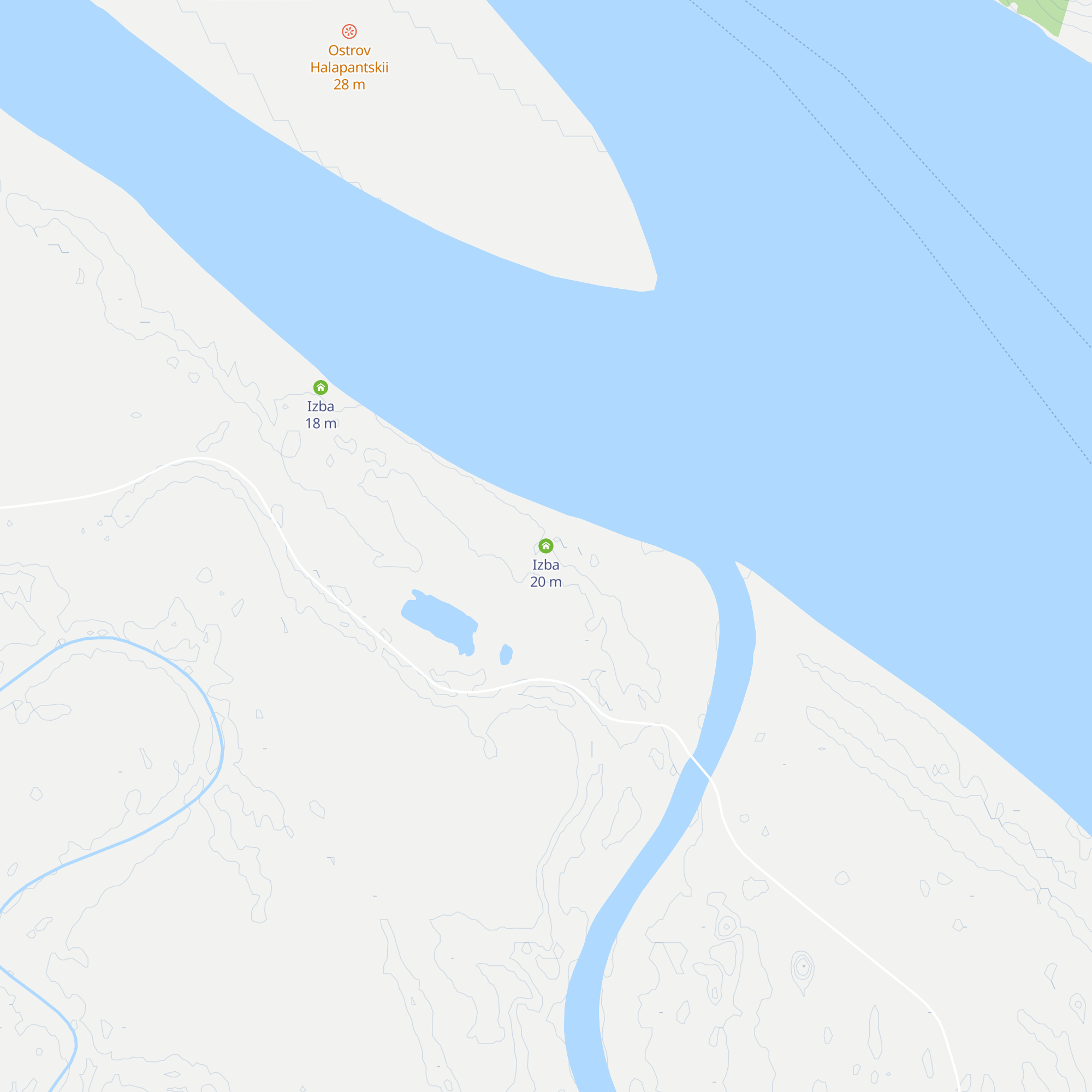 Izba map