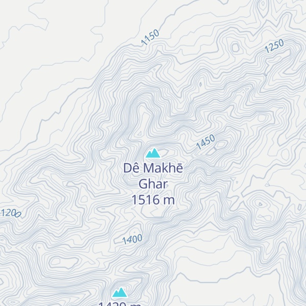 Map of Dê Makhē Ghar