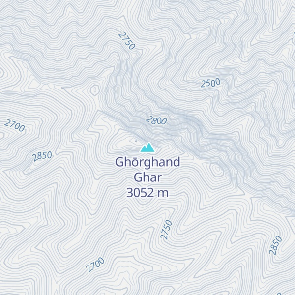 Map of Ghōrghand Ghar