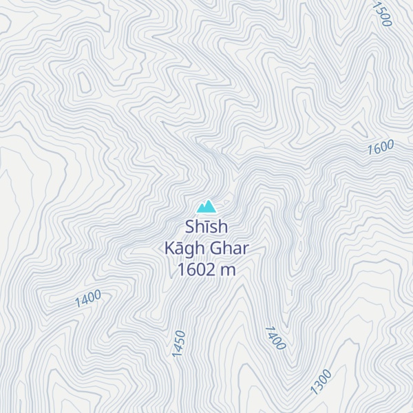 Map of Shīsh Kāgh Ghar