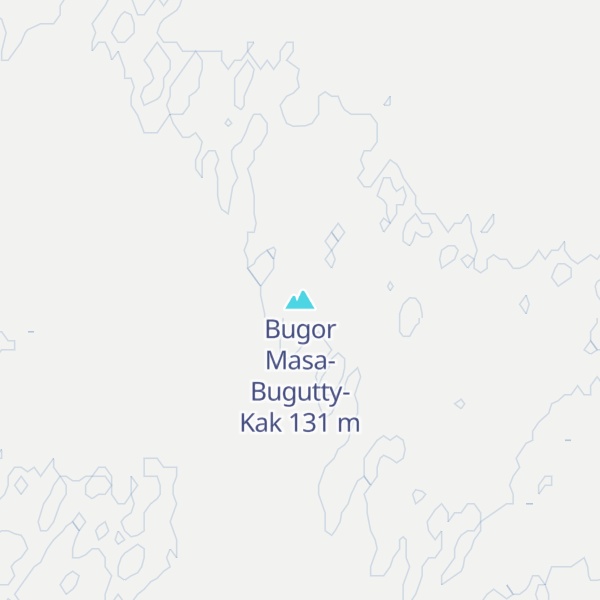 Map of Bugor Masa-Bugutty-Kak
