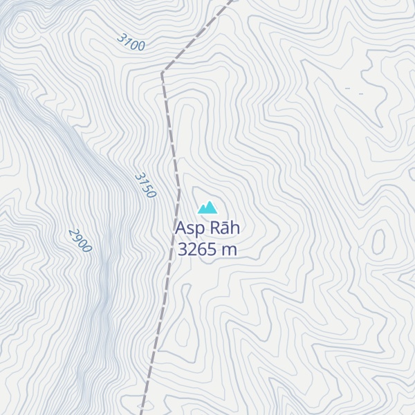 Map of Asp Rāh
