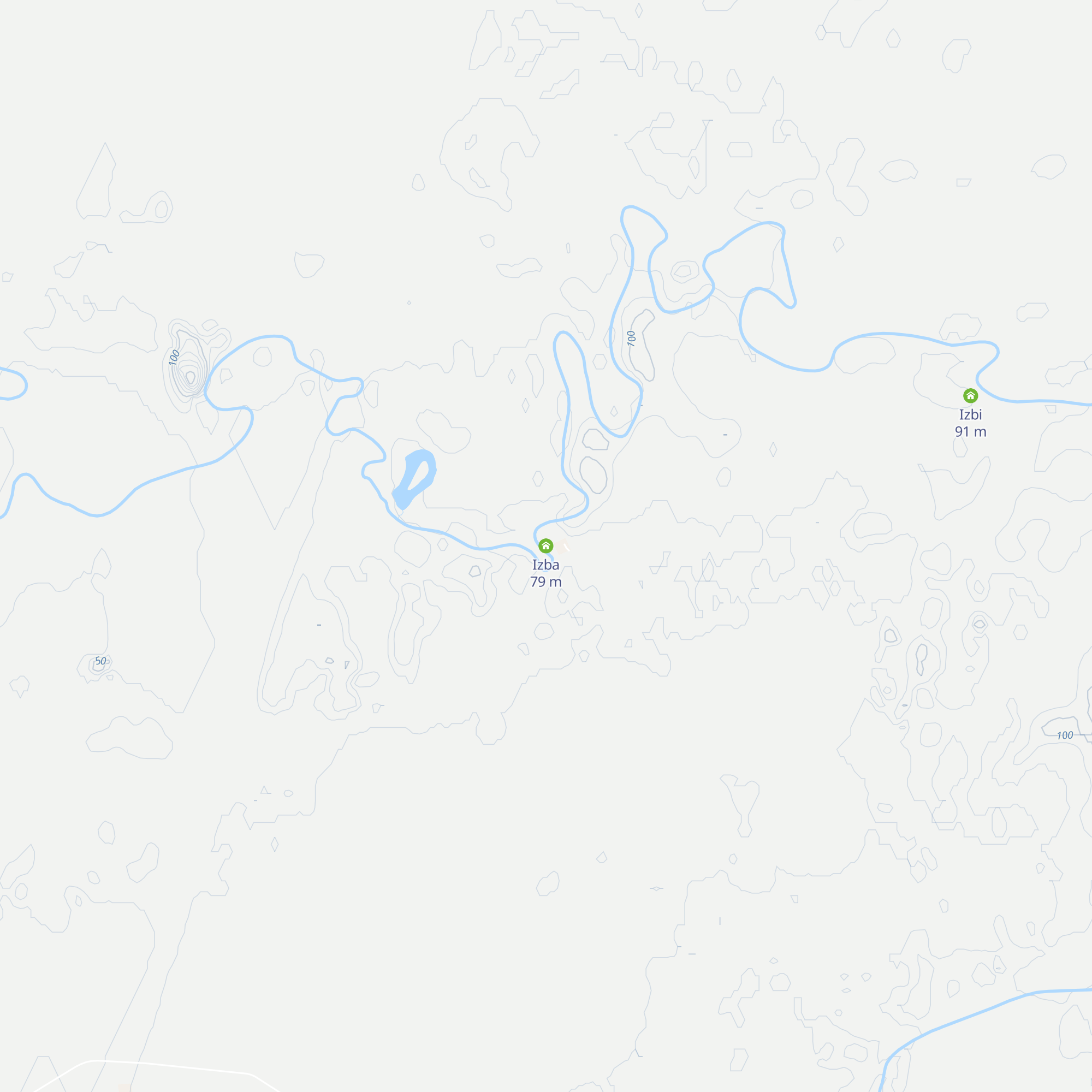 Izba map