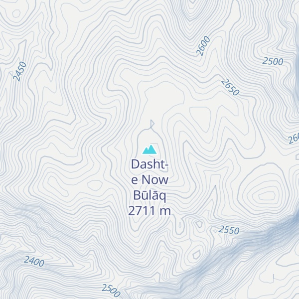 Map of Dasht-e Now Būlāq