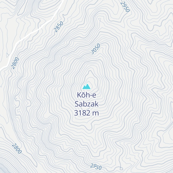 Map of Kōh-e Sabzak