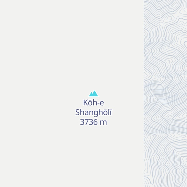 Map of Kōh-e Shanghōlī