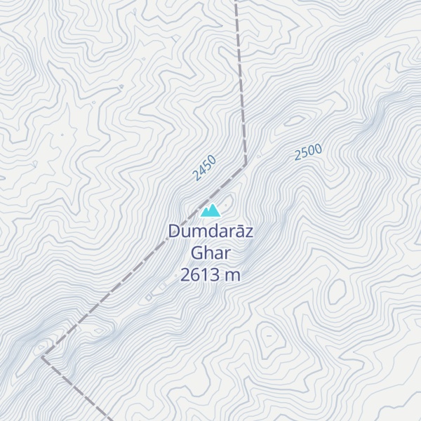 Map of Dumdarāz Ghar