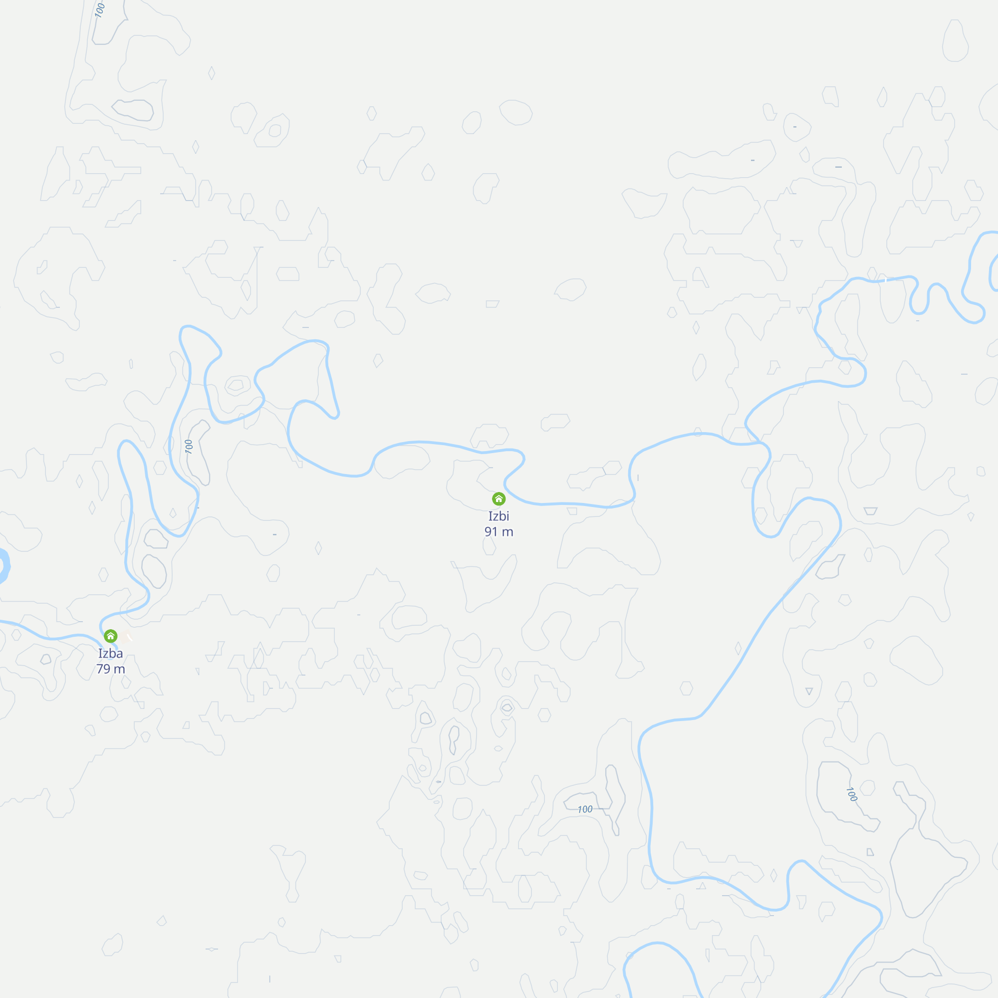 Izbi map