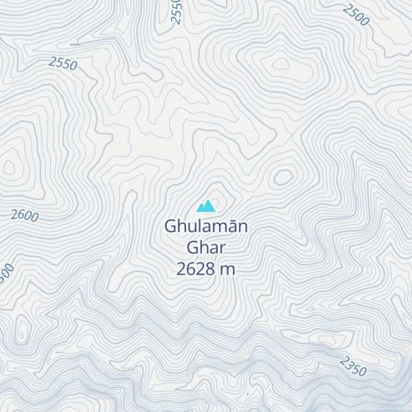 Map of Ghulamān Ghar
