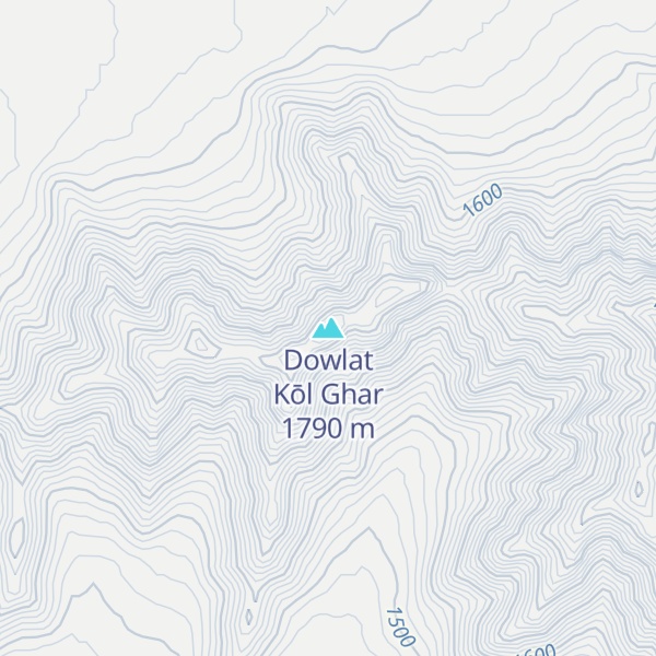 Map of Dowlat Kōl Ghar