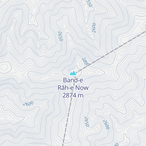 Map of Band-e Rāh-e Now