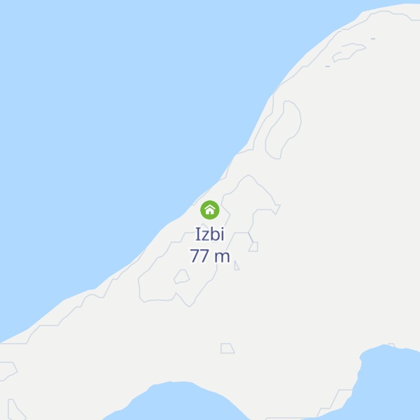 Map of Izbi